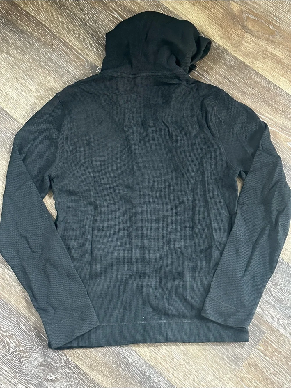 Banana Republic Black Men's Lightweight Hooded Zip Jacket